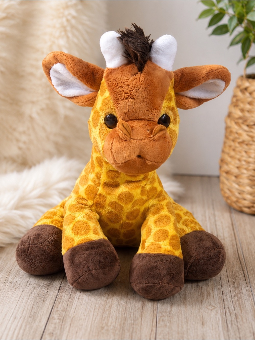 Melissa & Doug Plush Giraffe Stuffed Animal Yellow Brown Soft Toy